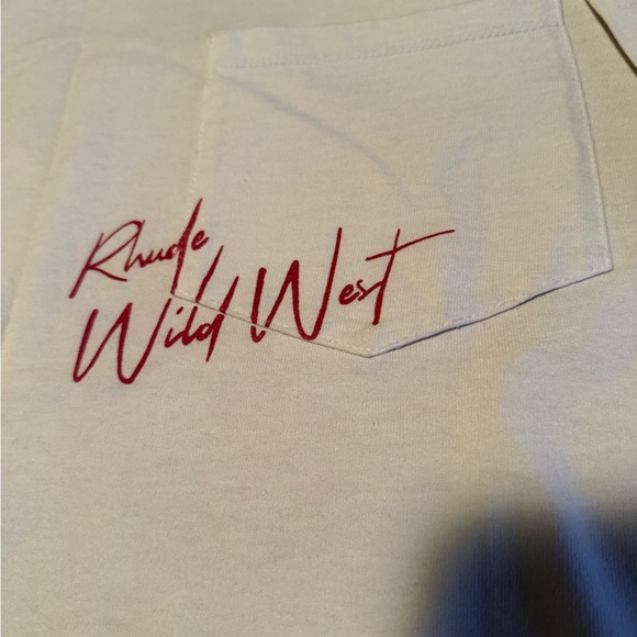 Rhude Off-White Crew Neck Tee - Picture 2 of 8